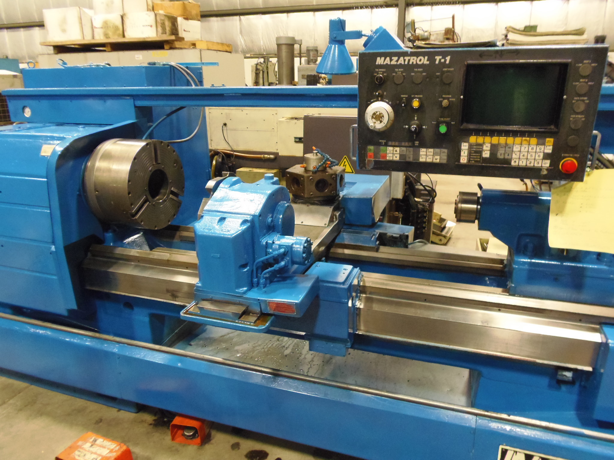 MAZAK M-5, 24" SW, 60" CC, 6" BORE, MAZATROL T-1 CTRL 30 HP, 1982