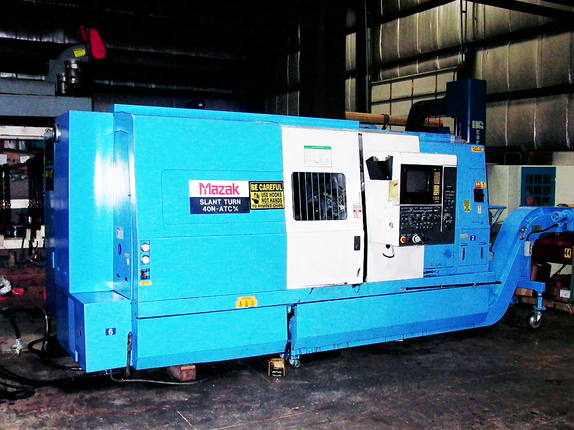 MAZAK ST40N ATC, 21" SWING, C AXIS, MILLING, FANUC 11T CONTROL