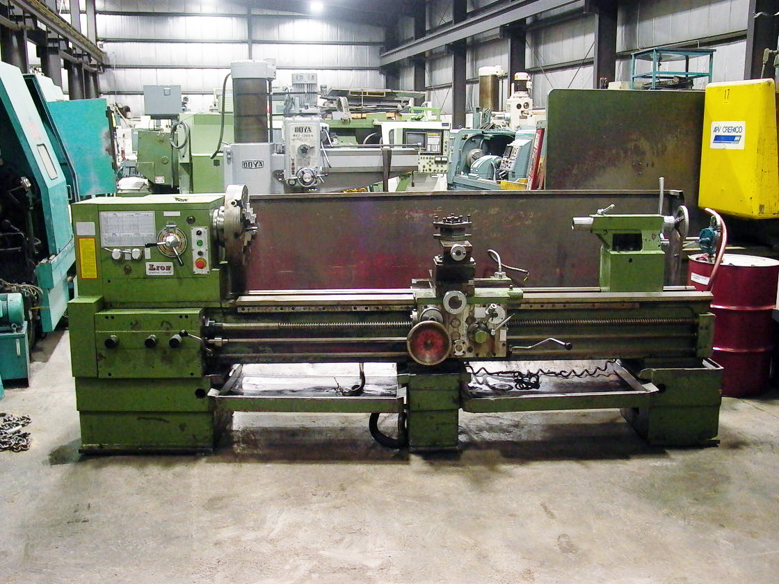 30" X 86" LION ENGINE LATHE, 37" SWING IN GAP, 20" OCS, INCH/METRIC, 18" 4 JAW, 1994