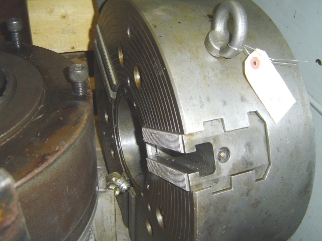 18" 3 JAW HYDRAULIC POWER CHUCK, ACTUATOR AND DRAW TUBE