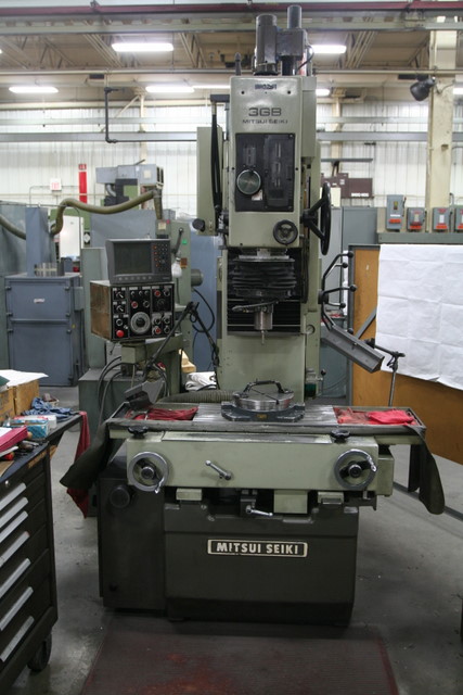 MITSUI SEIKI #3GB, 12.6" x 23.6" 36,000, 45,000, 90,000 RPM HEADS, HEIDENHEIN POSITIP 880 PROGRAMMABLE READOUT