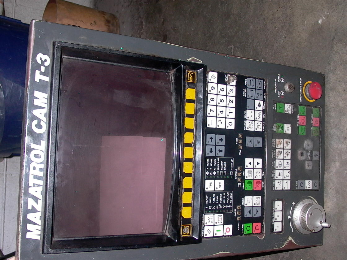MAZATROL CAM T-3 CONTROL PANEL FACE PLATE, CIRCUIT BOARD INCLUDED, 19 LBS