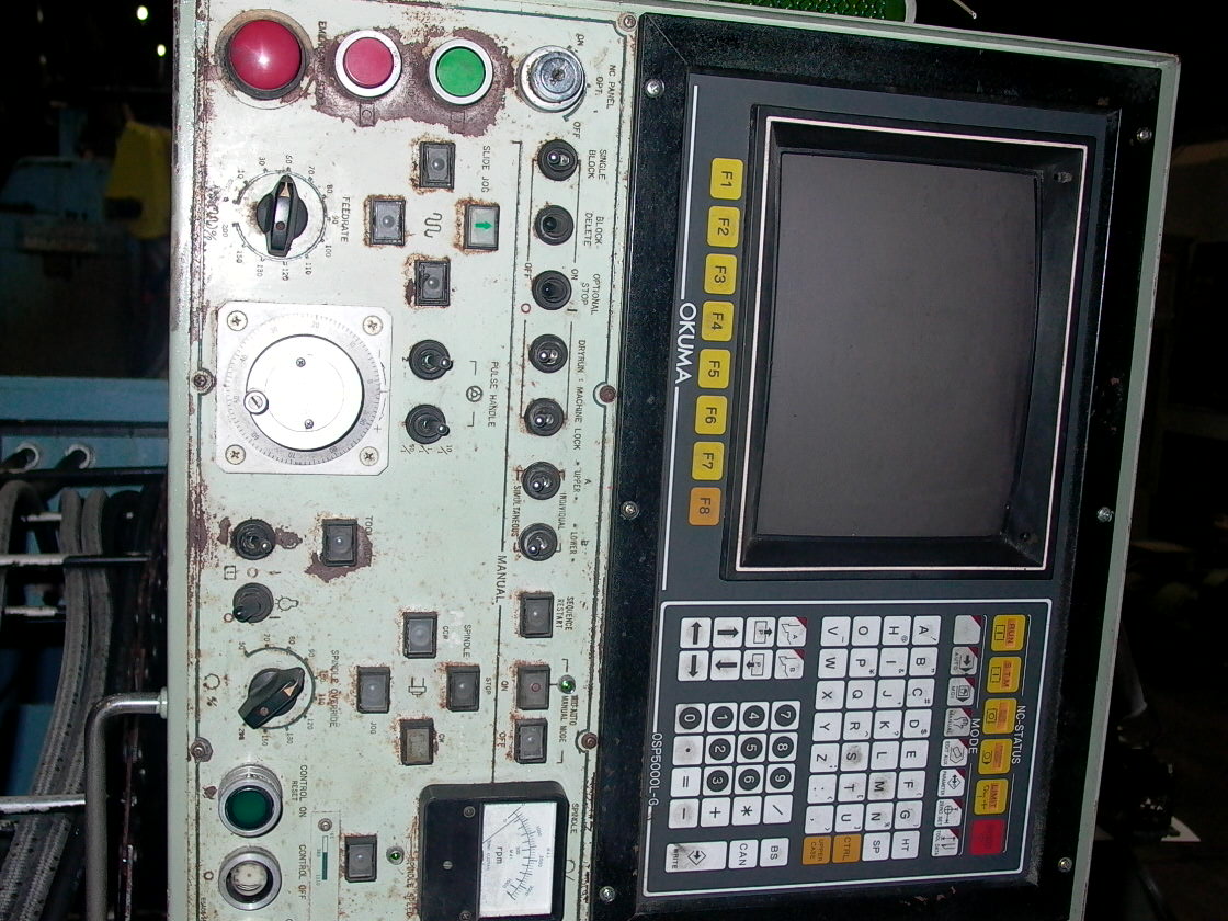 OKUMA CONTROL UNIT 5000 LG-SC, E0105-800-055
