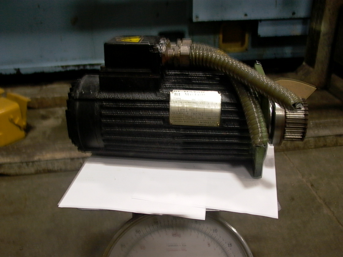 OKUMA BL-MOTOR, 55 LBS, 1985
