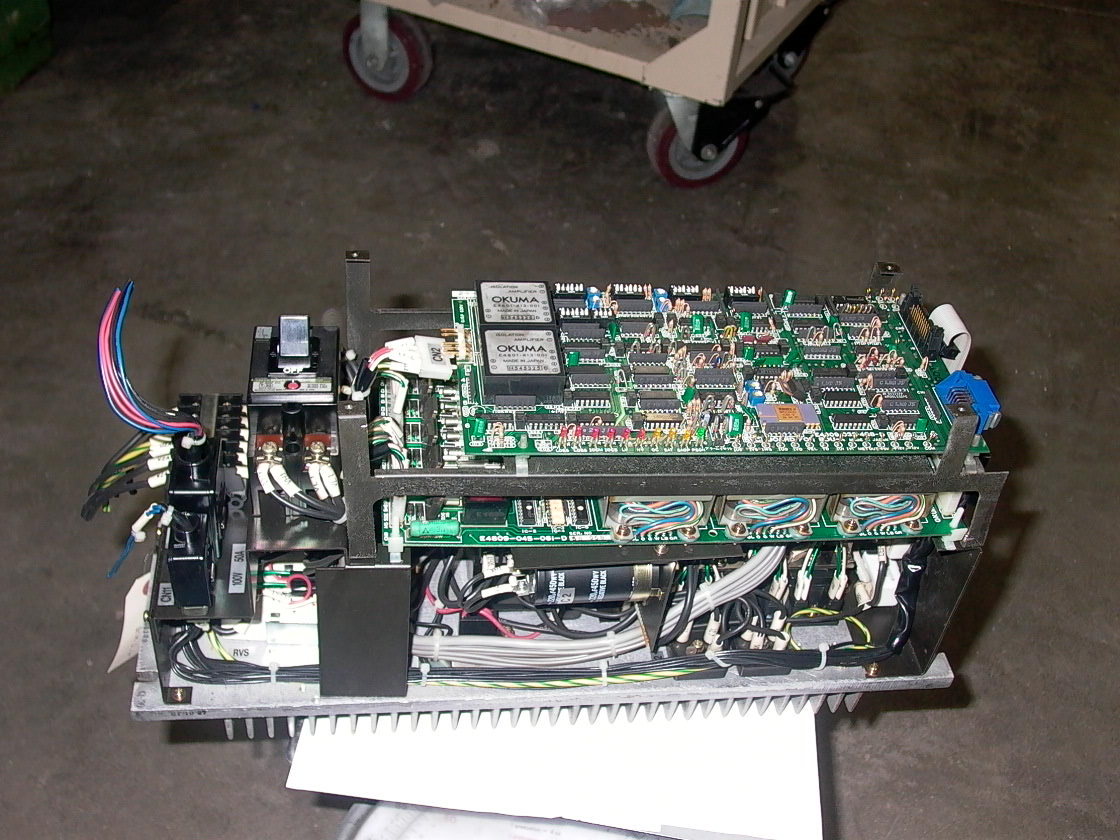 OKUMA SERVO DRIVE UNIT, BDU-50A, X-AXIS, 25 LBS