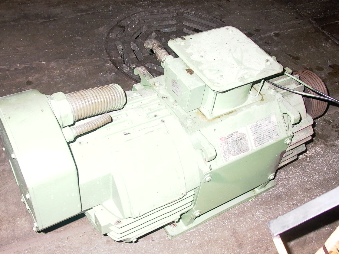 YASKAWA ELECTRIC - OKUMA MAIN DRIVE MOTOR, 3500-1150 RPM, 15-22 KW, 1000 LBS, 1985