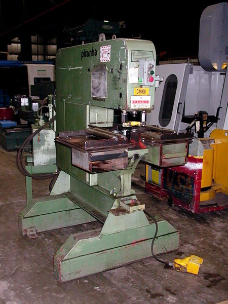 PIRANHA 120 TON PUNCH PRESS, SEP-120, 21.5" THROAT