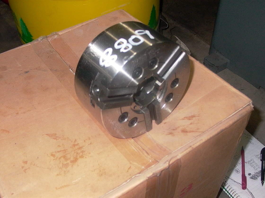 6.5" SEOAM 3 JAW POWER CHUCK, MODEL CAH-6, 6000 RPM, UNUSED