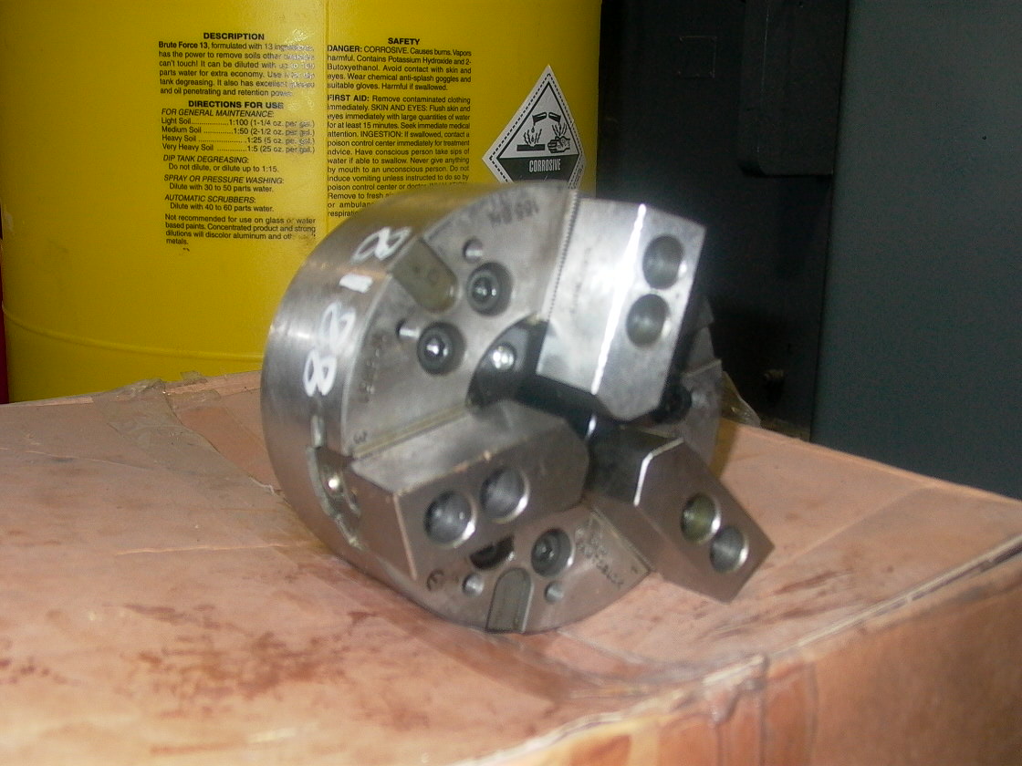 6" SMW, 3 JAW CHUCK, UNUSED, MODEL 165BH