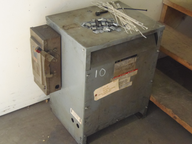 SORGEL, MDL. KVA 15, THREE PHASE INSULATED TRANSFORMER, 60 HERTZ, 215 LBS