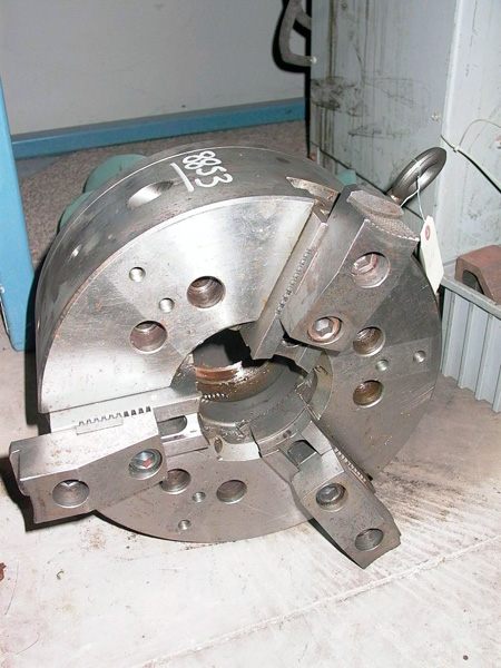 15 INCH CUSHMAN 3-JAW HIGH SPEED POWER CHUCK, 10-590-15-A11C