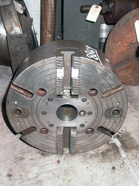 12 INCH 2 JAW POWER CHUCK WITH TUBE, TL-8280