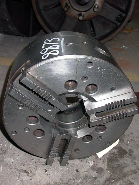 12 INCH 3-JAW CUSHMAN POWER CHUCK, MDL: 12-590-12-A08A