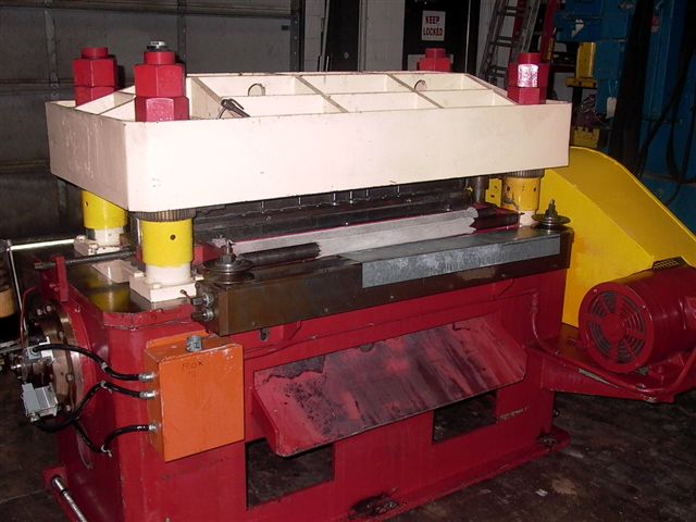 80 TON PROMA CUT OFF PRESS, 16" X 54" BETWEEN HOUSINGS