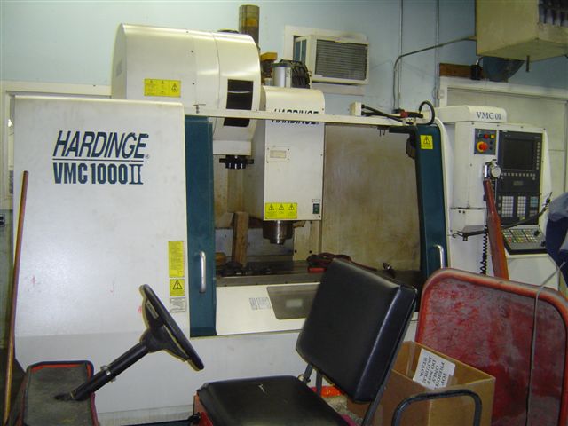 HARDINGE 1000 II VMC, 20" X 40" TRAVELS, 12,500 RPM, CAT 40, 20 TOOLS, SIEMENS CONTROL, 2002