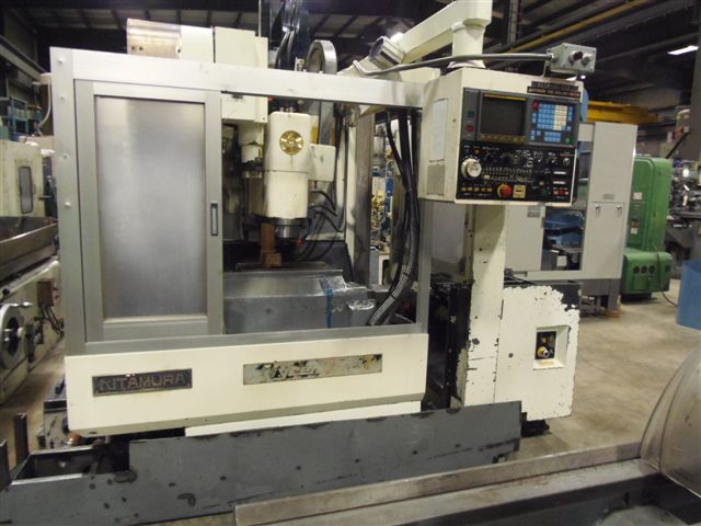 KITAMURA MYCENTER 1, 14" x 30" TBL, X-20", Y-14", Z-16", NT #35 TAPER, FANUC OM CTRL