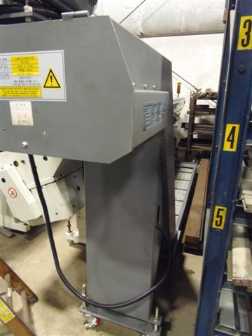 AMECO CHIP CONVEYOR, MODEL HS500I, 16" WIDE X 80" LONG X 48" DISCHARGE HEIGHT, AUTO/MANUAL CONTROL, NEVER USED