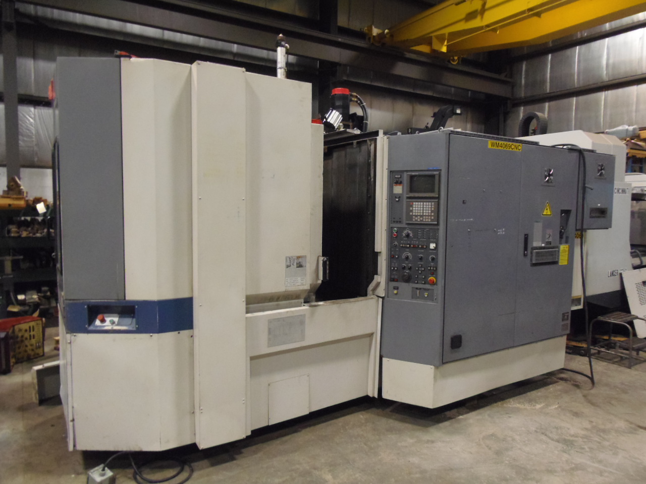 MORI SEIKI SH-50, 19.69" x 19.69" (2 ) PALLETS, 24.8"-X, 23.62"-Y, 25.59"-Z, 12,000 RPM, 40 ATC, 1995, FANUC 16MB CTRL
