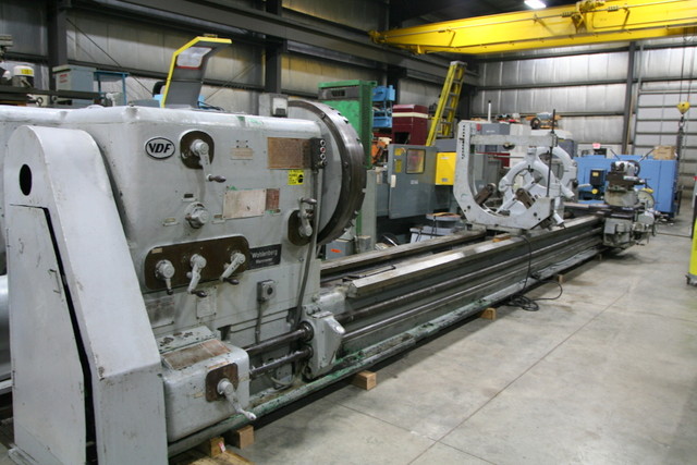 60" X  396" CENTERS, VDF, 44" OCS, 325 RPM, IN/METRIC THREADING, PENDENT CONTROL, STEADY REST 