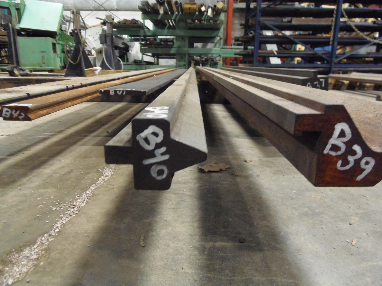 USED PRESS BRAKE DIES, LOT B40 - B49