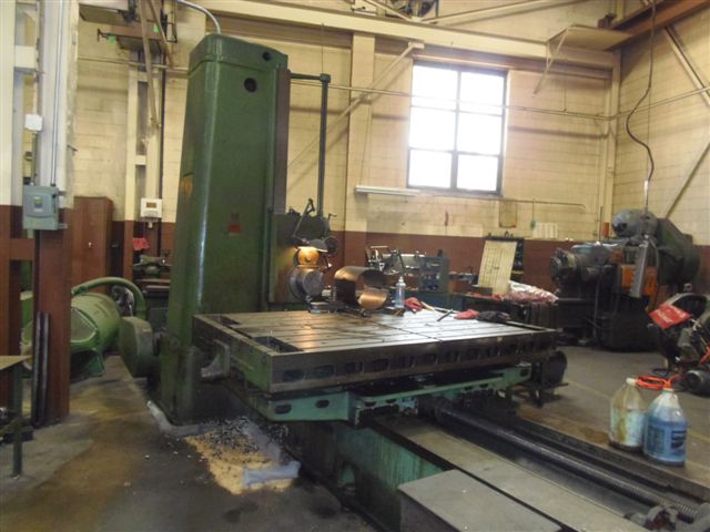 4" GIDDING & LEWIS 340T, 48" X 72" TABLE, 15 HP, 450 RPM ON MAIN, 25-1500 SUB, 72" X,  48'"Y,  60" Z