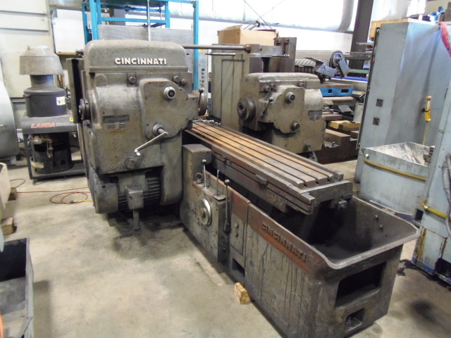 CINCINNATI HYPOWERMATIC, 18 X 72 TABLE, 22-900 RPM,  20 HP PER SPINDLE, 50 TAPER, 5 HP HYD PUMP