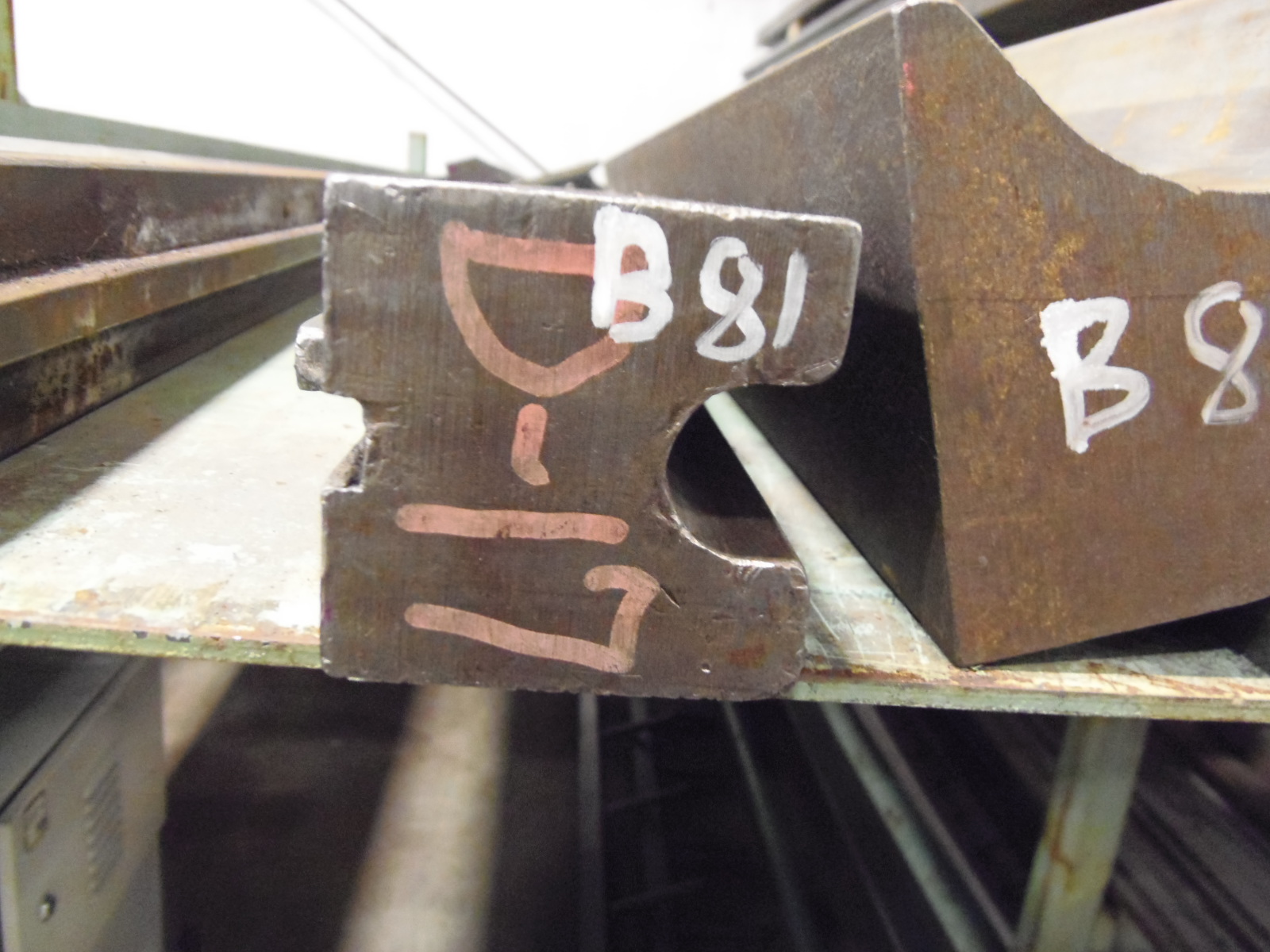 USED PRESS BRAKE DIES.  LOT B80 - B89