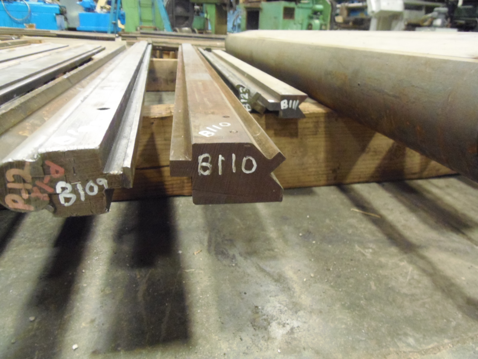USED PRESS BRAKE DIES, LOT B110-119