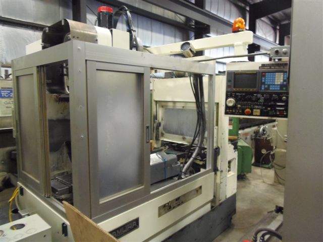 KITAMURA MYCENTER 1, 14" x 30" TBL, X-20", Y-14", Z-16", NT #35 TAPER, FANUC OM CTRL, PALLET SHUTTLE