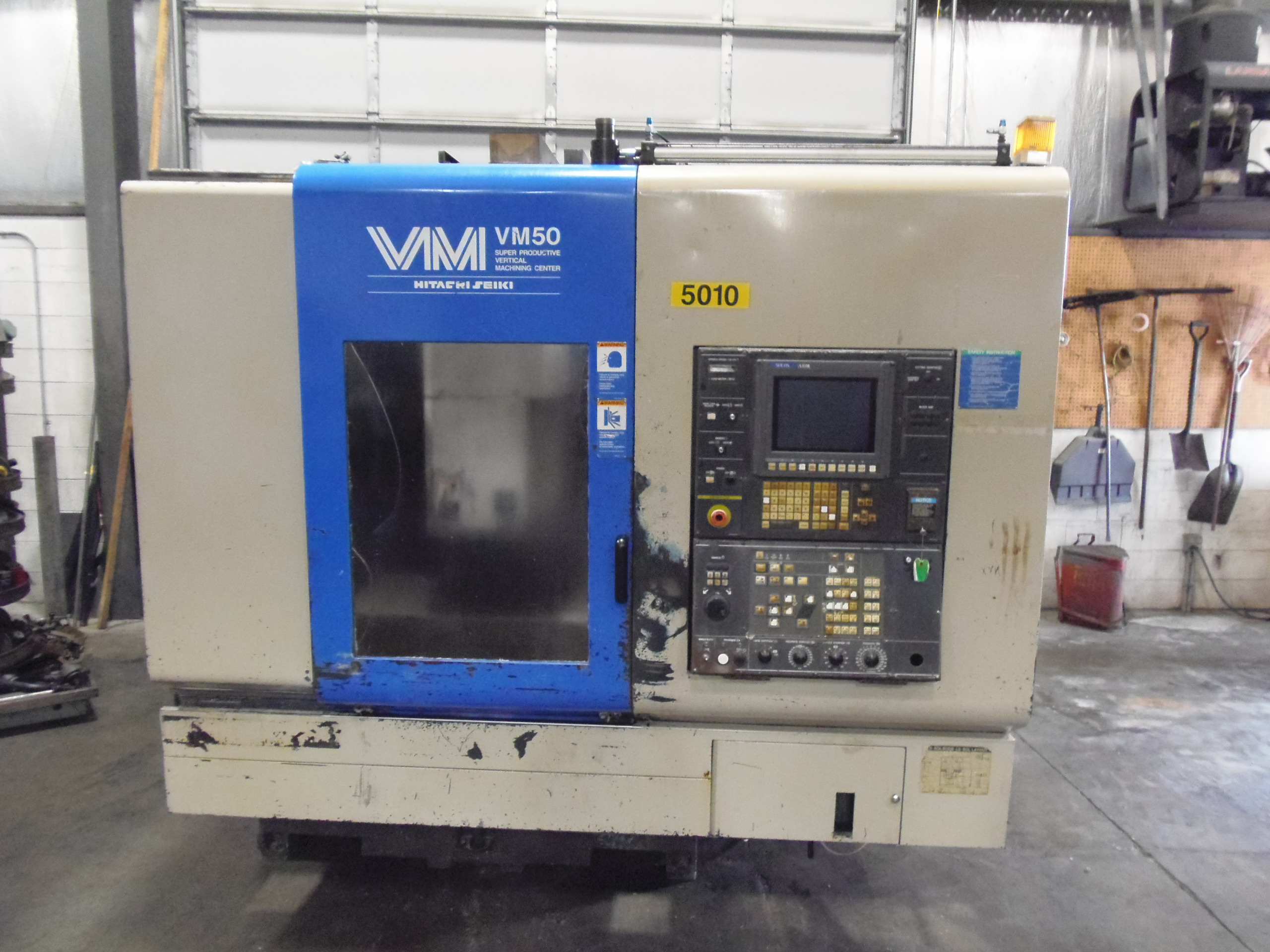 HITACHI SEIKI VM-50, 30 X 20 X 20, 44 X 20 TABLE, 12,000 RPM, 40 TAPER, 20 ATC, 1997