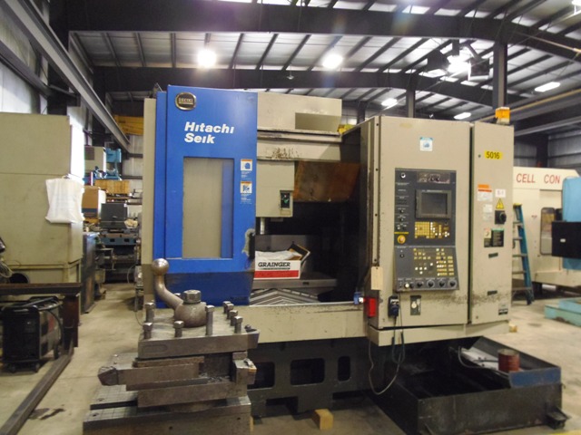 HITACHI SEIKI VS-50, 40"X 20" X 17.5", 44 X 20 TABLE, 12,000 RPM, CAT 40 TAPER, 20 ATC, FANUC 18M, 1998