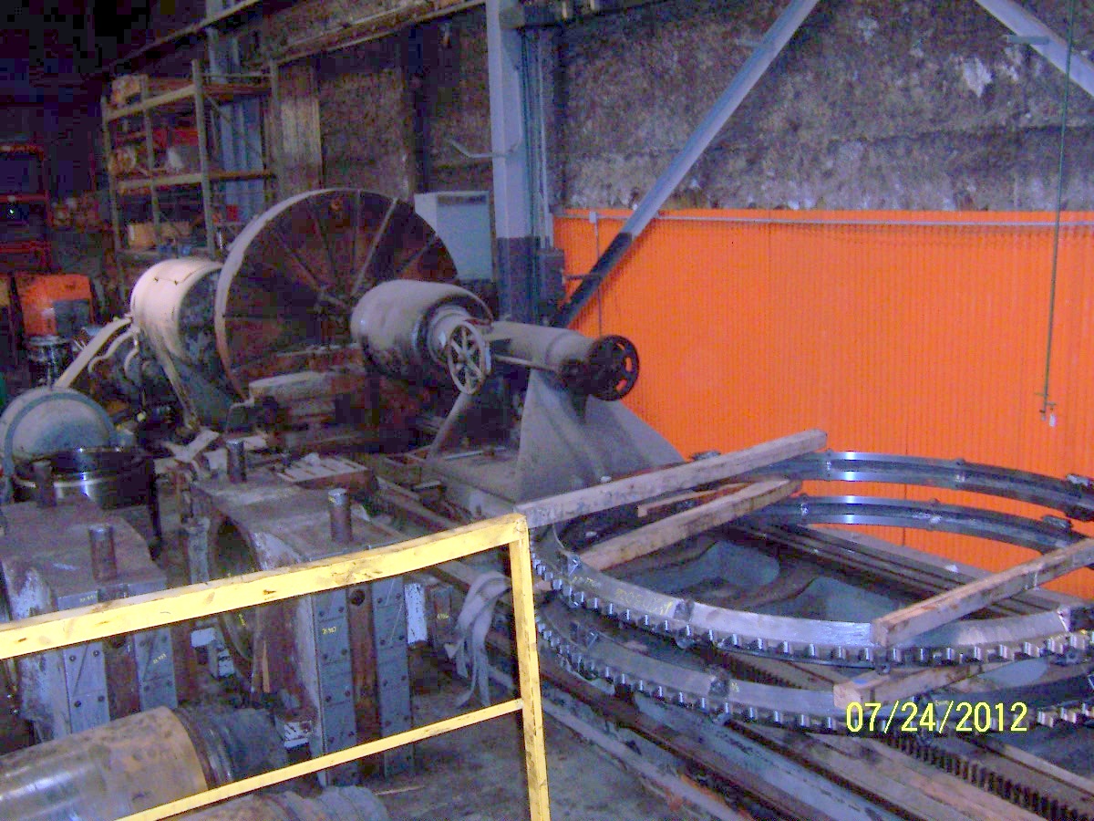 110" SWING X 28' NILES, 82" SWING OVER CARRIAGE WITHOUT 14" RISERS, 60 HP RELIANCE MOTOR, ABB DCS 500 MOTOR DRIVE