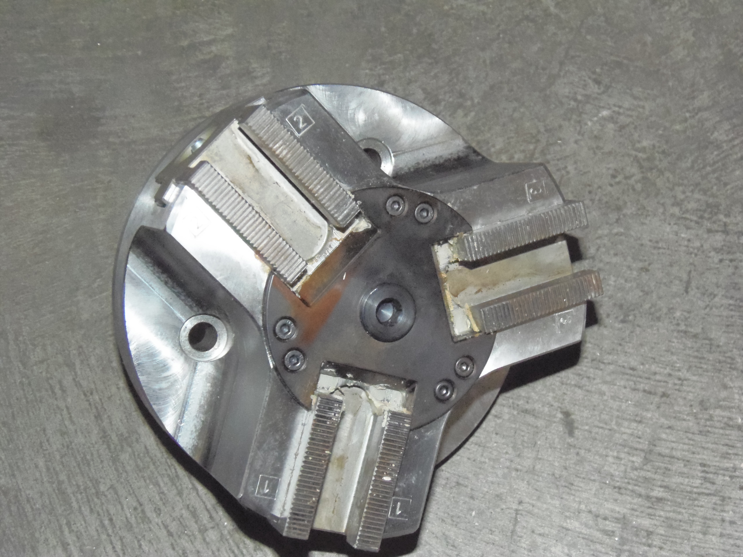 6.5" UNUSED ROHM, KFD, ITEM 46730, 3 JAW POWER CHUCK