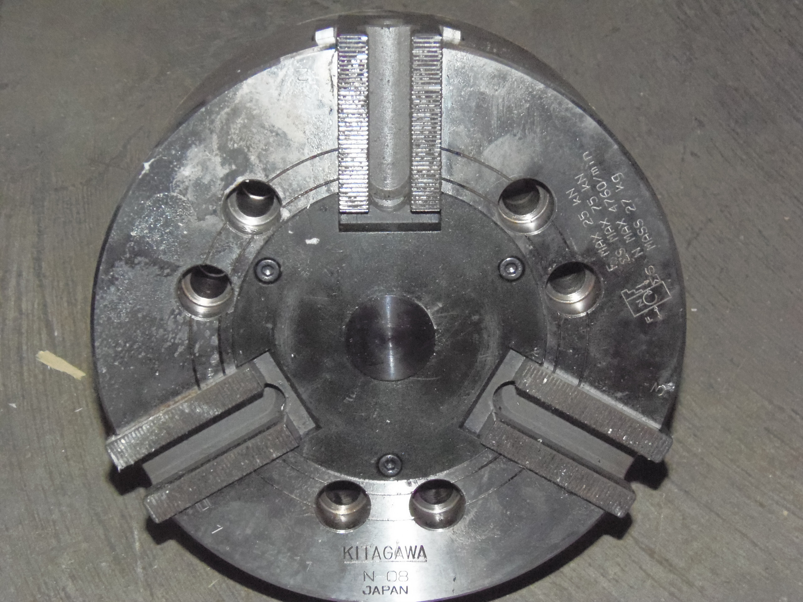 UNUSED 8" KITAGAWA 3 JAW CHUCK, MODEL N-08