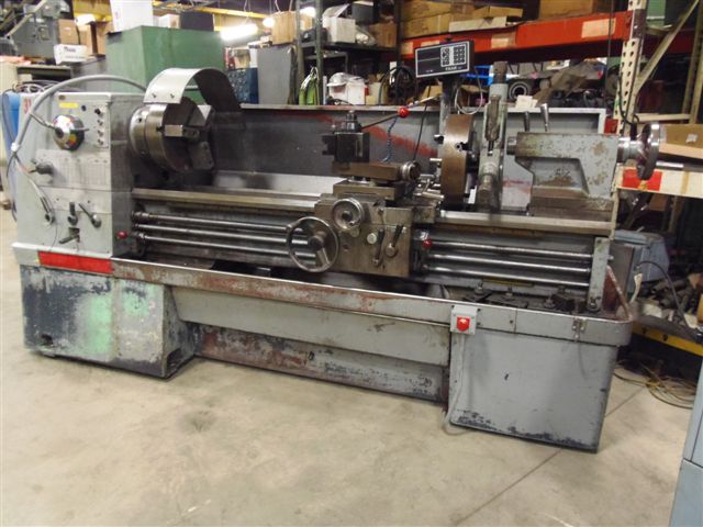 21" X 60" CLAUSING ENGINE LATHE, 3.5" SPINDLE BORE, 15" OCS, 18-1400 RPM, 1975