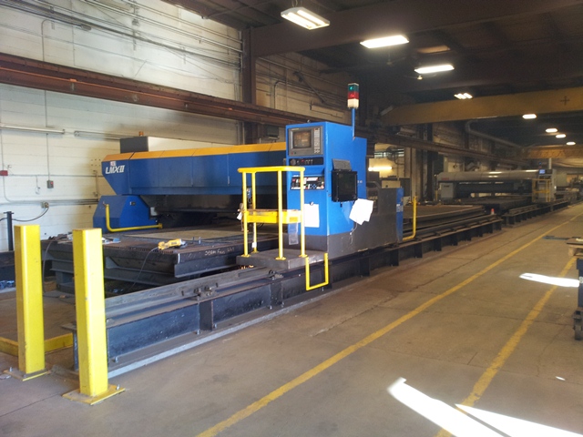TANAKA LASER TF2500,  2500 WATT, 102" X 484" CUTTING AREA, FANUC 16LA CONTROL,  CAP. 5/8" STEEL & 3/8" STAINLESS, 1994