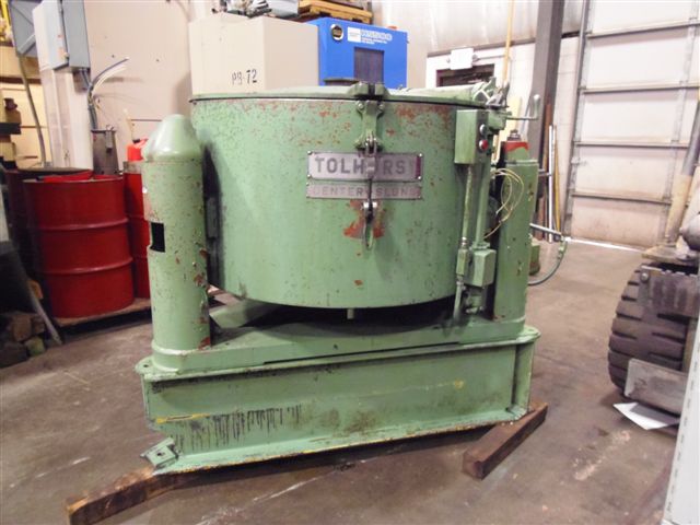 40" TOLHURST, MODEL 40, 12.8 CU.FT., 700 RPM, SAFETY INTERLOCK LID, BRAKE