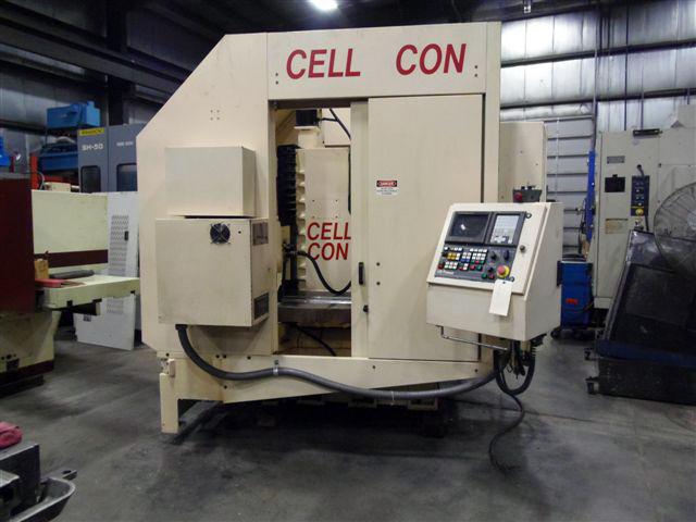 CELL CON H-15S, 24"X, 25"Y,18"Z, 45 TAPER, 2000 RPM, 12 TOOLS, FANUC 21M, 15HP