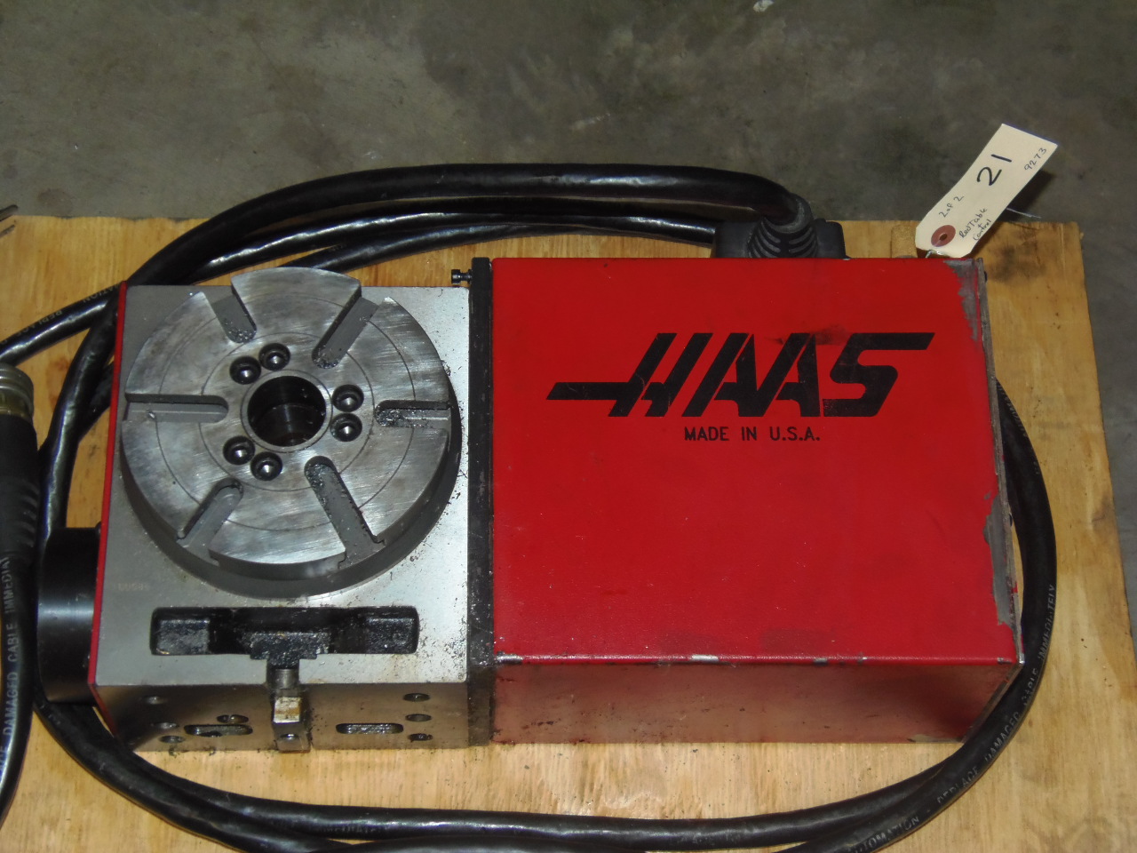 HAAS ROTARY INDEXER, MODEL HRT-160, CONTROL INCLUDED