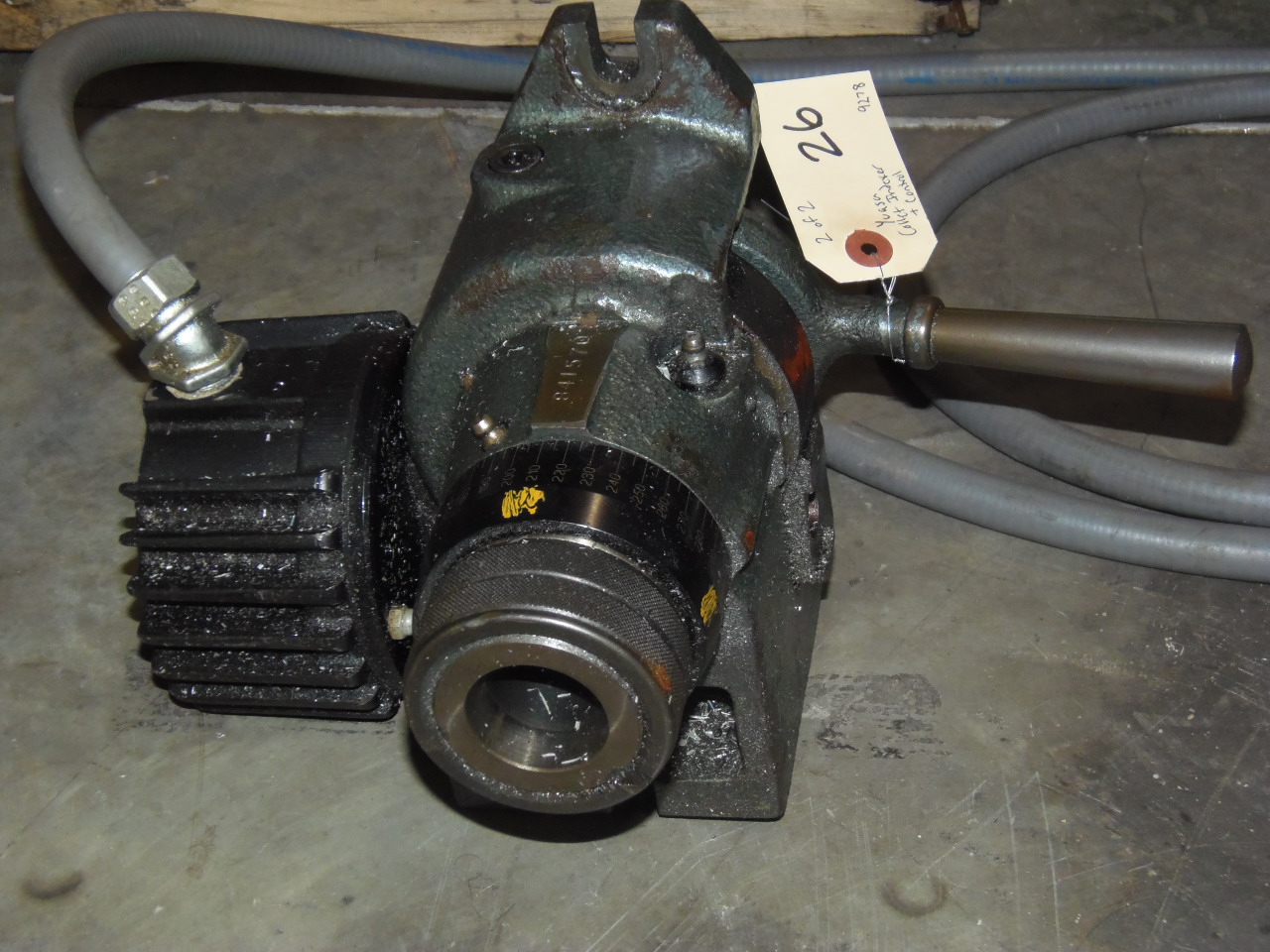 YUASA COLLET STYLE INDEXER, CONTROL INCLUDED