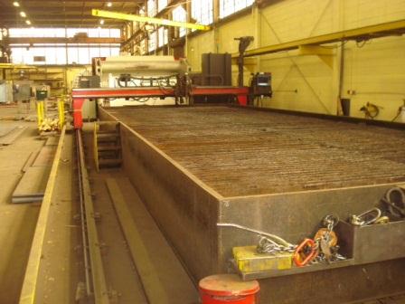 RETROPLASMA PANTHER AC 1600, 14' X 43', 200 AMP PLASMA, OXY, ARCWRITER, BURNY 10 LCD CONTROL, NEW 2000
