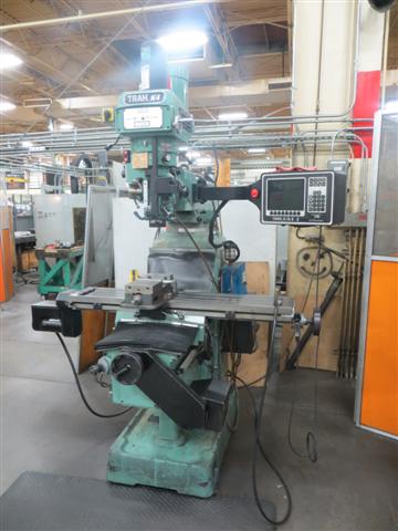 TRAK K4, AGE 2 CONTROL, NEW 2000, 10 X 50 TABLE, 16.5 X 36 TRAVELS, 5 HP 4200 RPM HEAD, POWER DRAW BAR, VERY NICE
