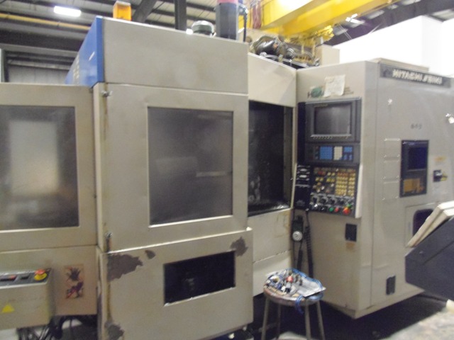 HG400 HITACHI SEIKI, DUAL 15.75" PALLET, X & Y 22", Z 20", NT 40, 30 TOOLS, FANUC 15MA