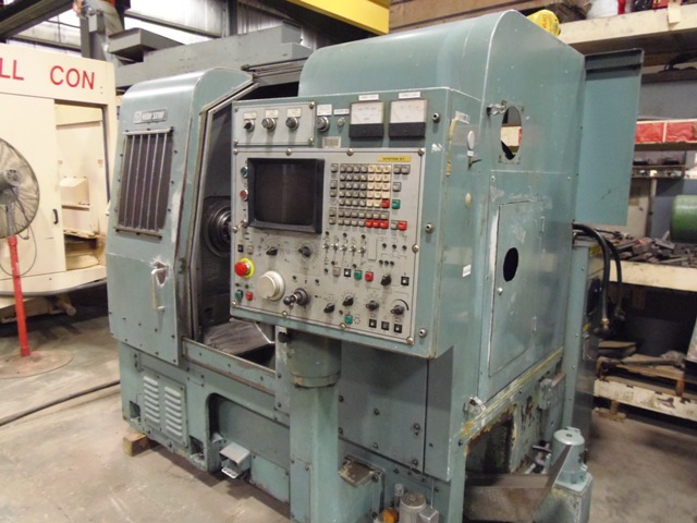 MORI SEIKI SL-3H, 22.4" SW, 24" CNTR, 21.6" LONG., 6.3" CROSS, 2.04" BORE, FANUC 6T WITH CRT, 8" 3 JAW CHUCK
