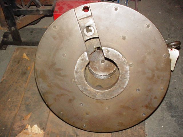  20" CONTINUOUS FEED BORING AND FACING HEAD, 50 TAPER, 4 SPEED RANGES, 32" MAX FACING DIAMETER
