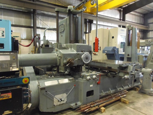 3" LUCAS MODEL 41B-24, 34" X 50" TABLE, #5 MT, THREADING, TAILSTOCK, RIGHT ANGLE HEAD 