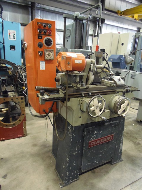 5" x 12" CLAUSING CYLINDRICAL GRINDER, UNIVERSAL TABLE, SWING DDOWN ID ATTACHMENT, POWER TABLE TRAVERSE, 1974
