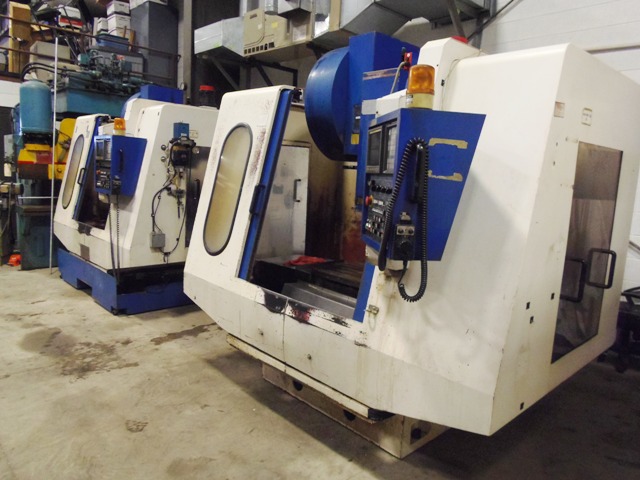 JOHNFORD VMC850A, 31" X 20" X 24" TRAVELS, 39.5" X 20" TABLE, 20 TOOLS, 4TH AXIS ROTARY, COOLANT,1998