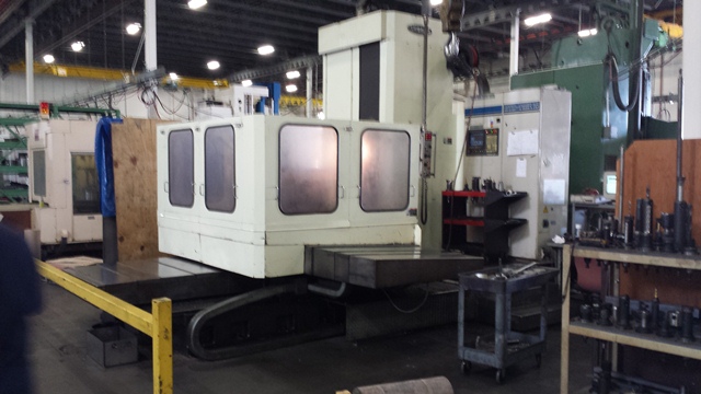 TOSHIBA  BTD-11E.R16 HORIZONTAL BORING AND MILLING MACHINE, TOSNUC 7-3-2 CNC CONTROL, 4.33" SPINDLE, 50 TAPER, 2500 RPM