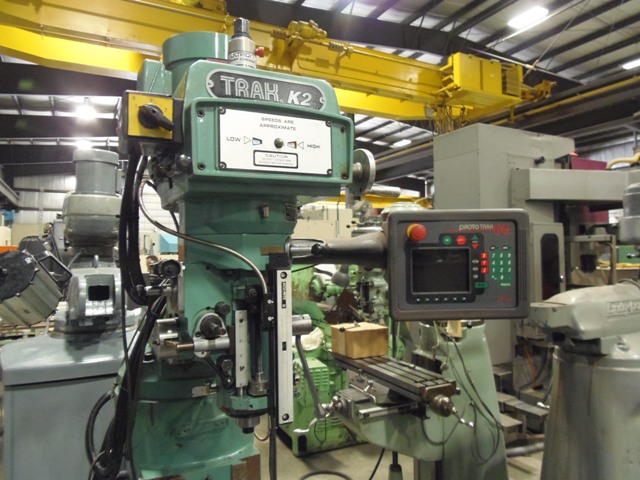 SOUTHWEST INDUSTRIES, TRAK K2E, 2 AXIS CNC MILL, TRAK EDGE CONTROL, 2004